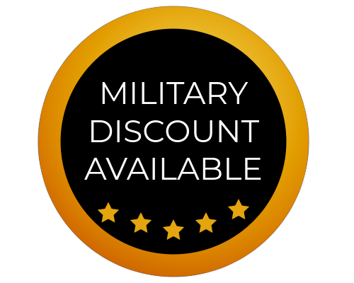 military discount available