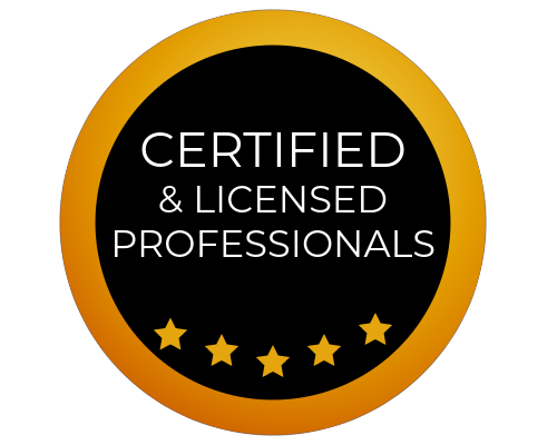 certified and licensed professional